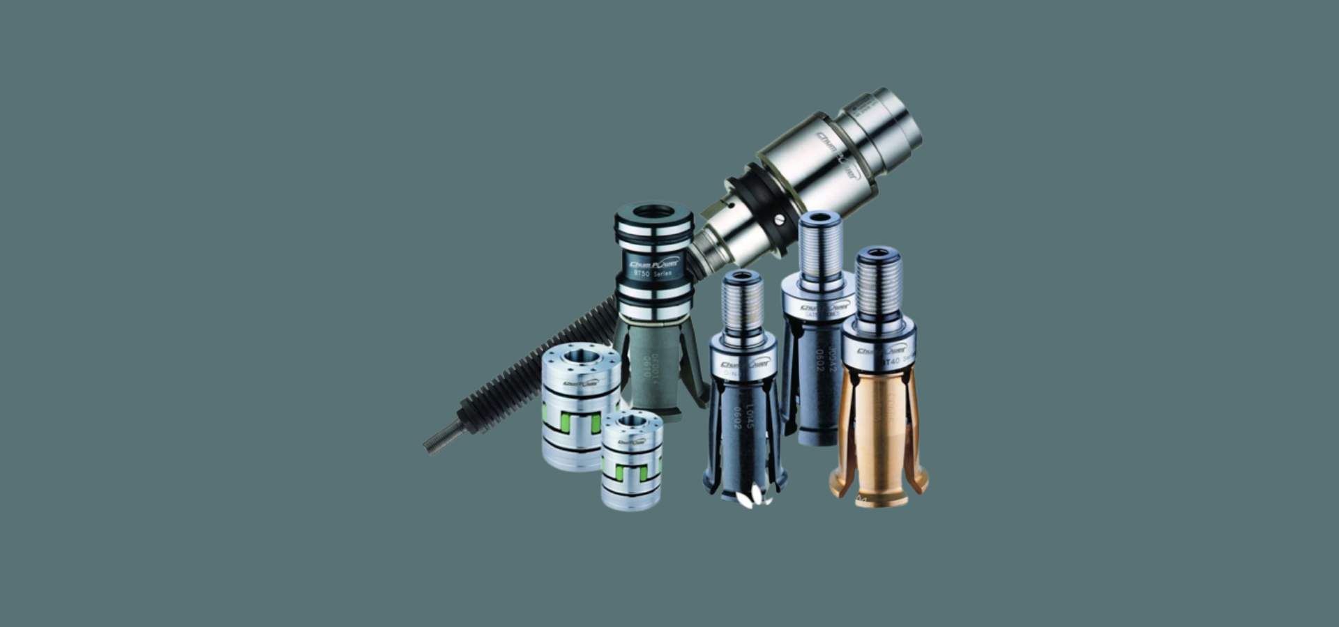Industrial couplings and CNC tooling components